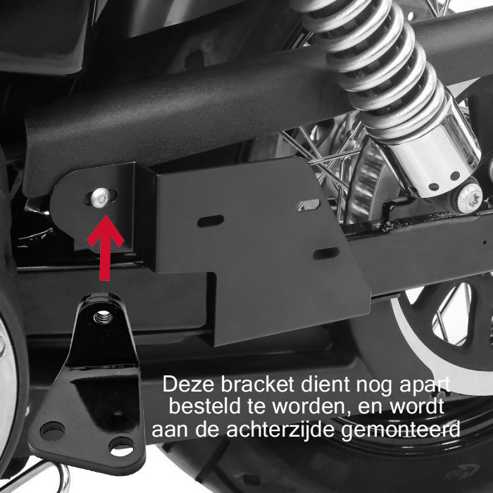 Leren zijtas Dyna skull - Afbeelding 6